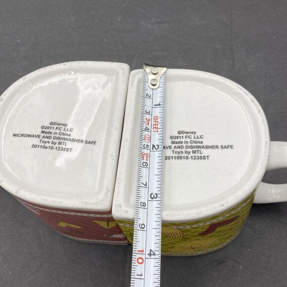 Disney Mugs Mickey And Minnie‎ Mouse Half Moon Set Of 2 Christmas 2011 - Picture 16 of 16